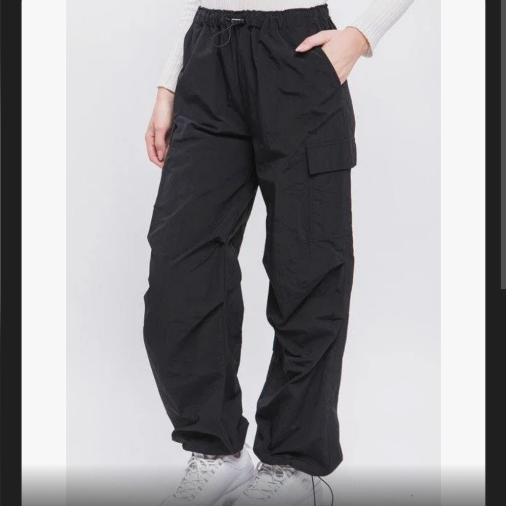 Black Parachute Pants Lovetree